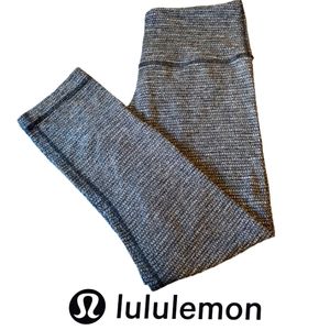 Lululemon Coco Pique Wunder Under Leggings Crops Size 4